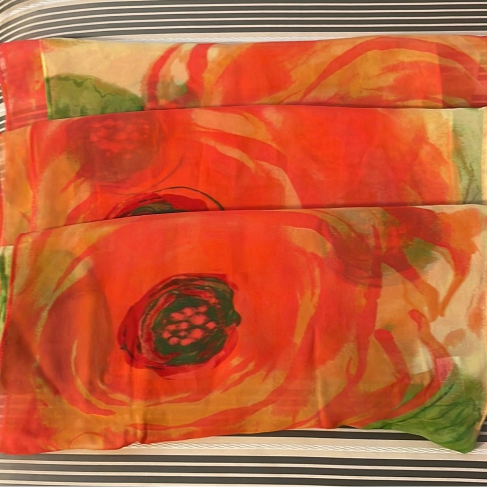 Chico’s Silk Scarf - Picture 2 of 4